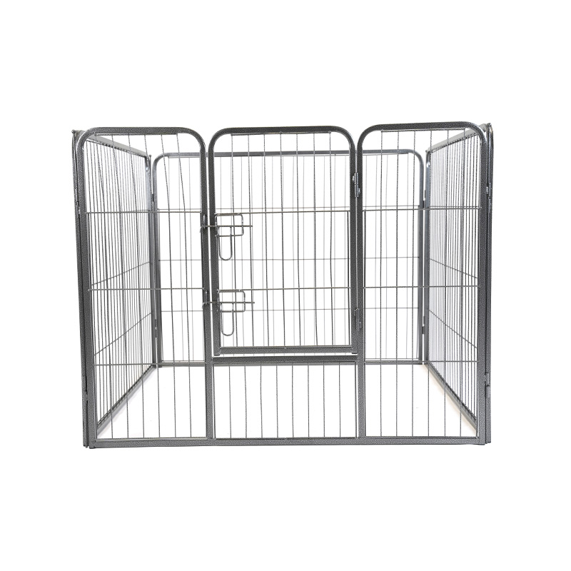 DH093-2 4 Panel Playpen Hewan Peliharaan Kandang Anjing Lipat Tugas Berat