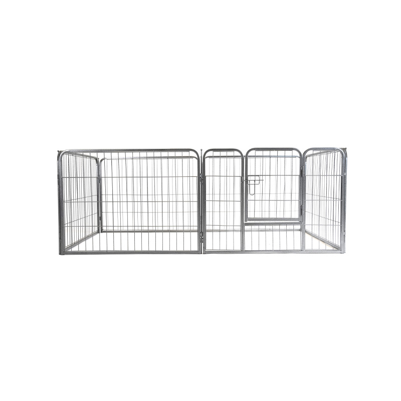 DH093-1 6 Panel Pagar Kawat Anjing Peliharaan Latihan Lipat Playpen Logam