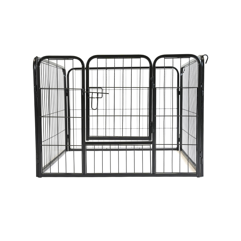 DH093-1 4 Panel Kandang Anjing Playpen Hewan Peliharaan Kelinci Logam Lipat