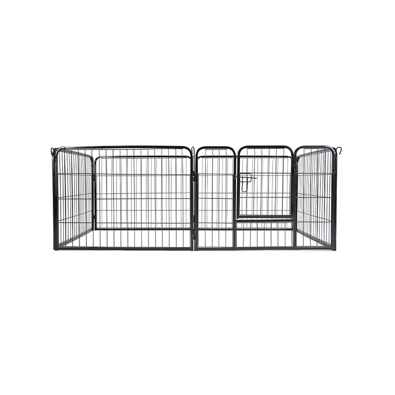 DH093-1 6 Panel Pagar Kawat Anjing Peliharaan Latihan Lipat Playpen Logam