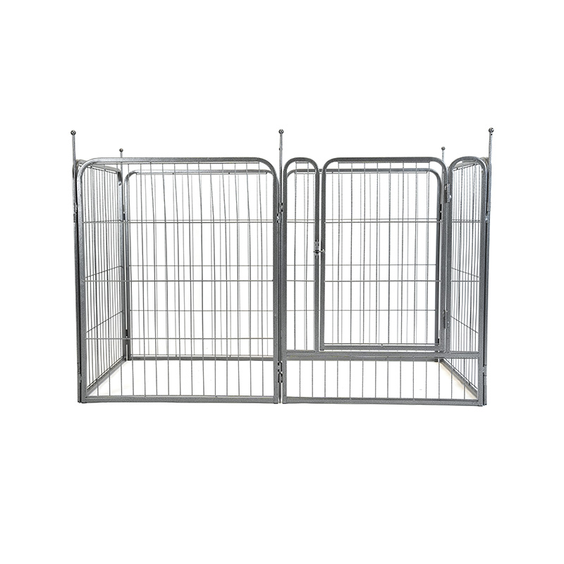 DH093-0 6 Panel Pagar Anjing Luar Ruangan Playpen Hewan Peliharaan Tugas Berat